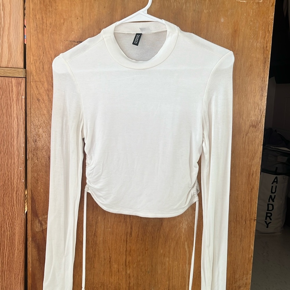 H&M backless crop top